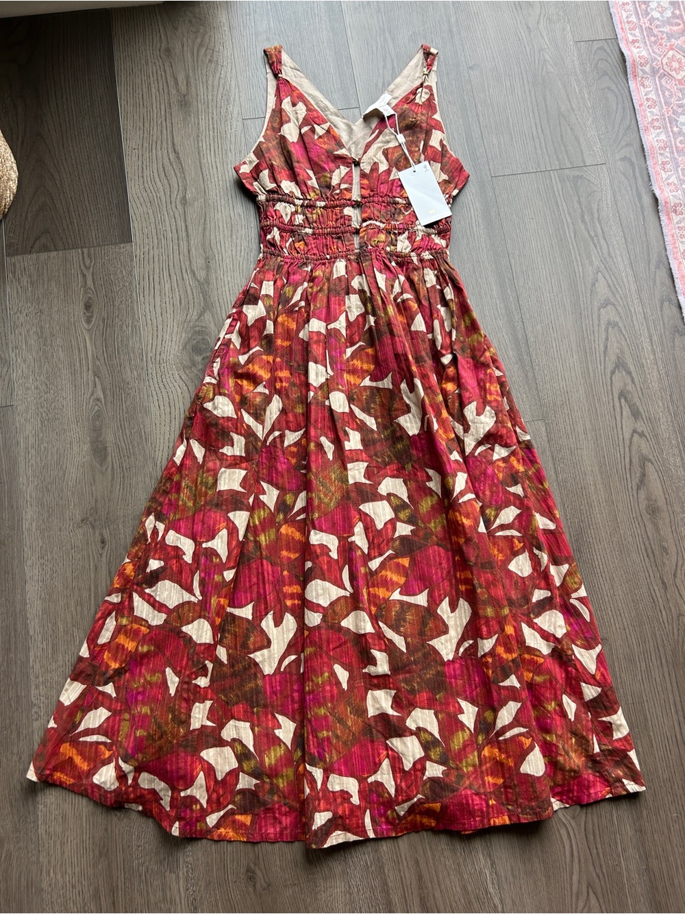Tuckernuck Caroline Constas Sleeveless Floral Maxi Dress NWT size M